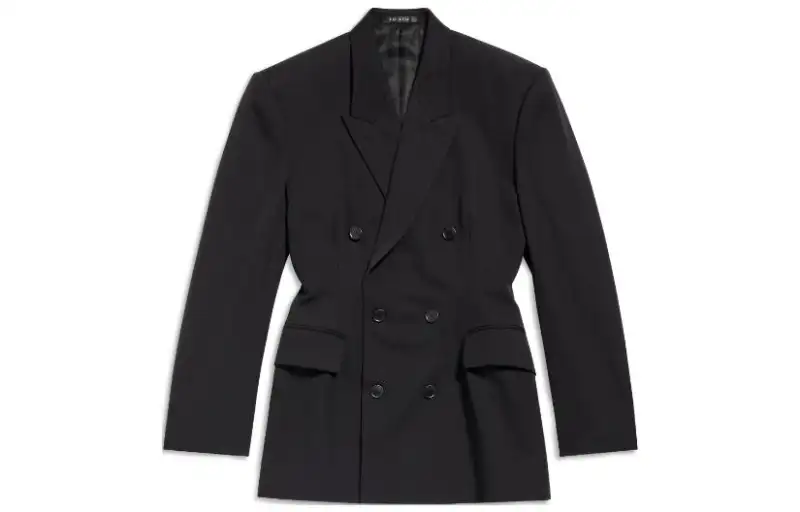 Balenciaga Cinched Button-Up Jacket