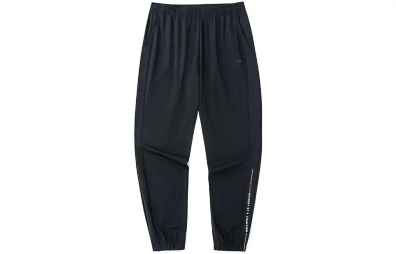 Anta Comprehensive Training Collection Sports Lifestyle Collection Sweatpants Women's Black