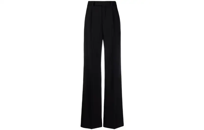 SAINT LAURENT High Waist Flared Trousers
