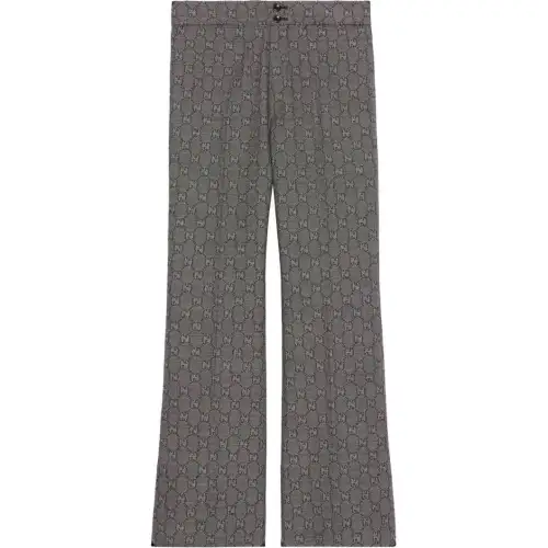 【Previous Season】GG-print wool trousers