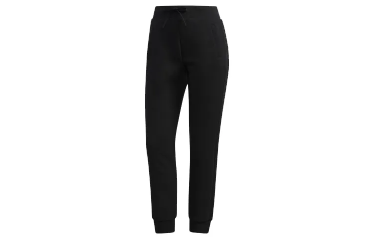 Adidas Knitted Sweatpants Women's Moderate Cuffed Pants