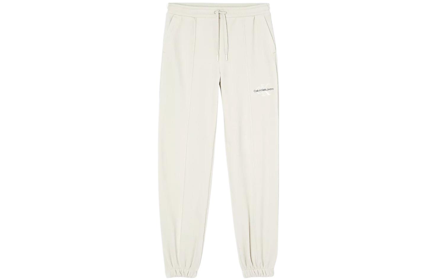 CK/Calvin Klein FW22 Cuffed Pants Sweatpants Women's White