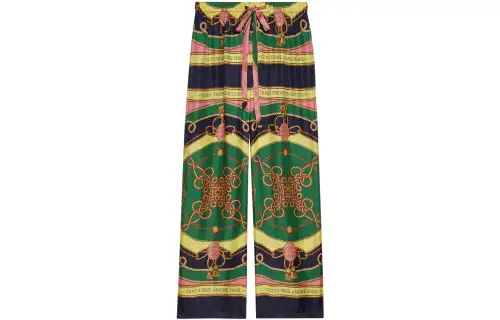 GUCCI Casual Pants Women's Multicolor Moderate Straight Fit Pants