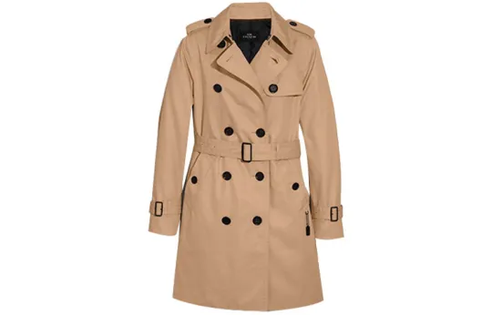 COACH Trench Coat Women's Khaki