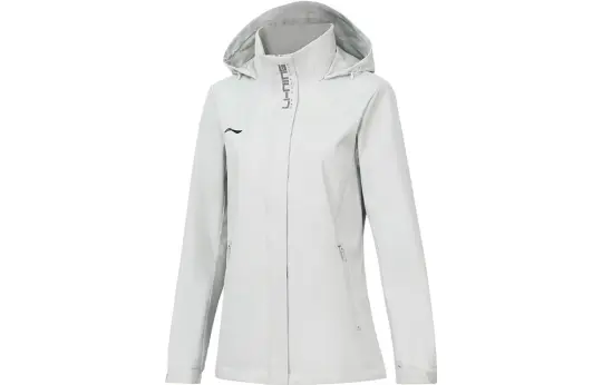 Li Ning Trench Coat Women's Stone Gray