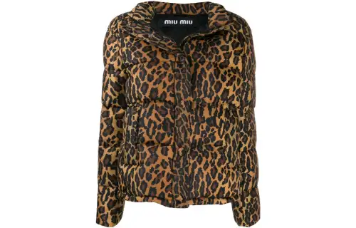 MIU MIU Puffer Jacket Women's Brown