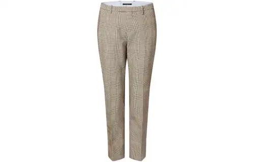 LOUIS VUITTON Casual Pants Women's Gray Moderate Straight Fit Pants
