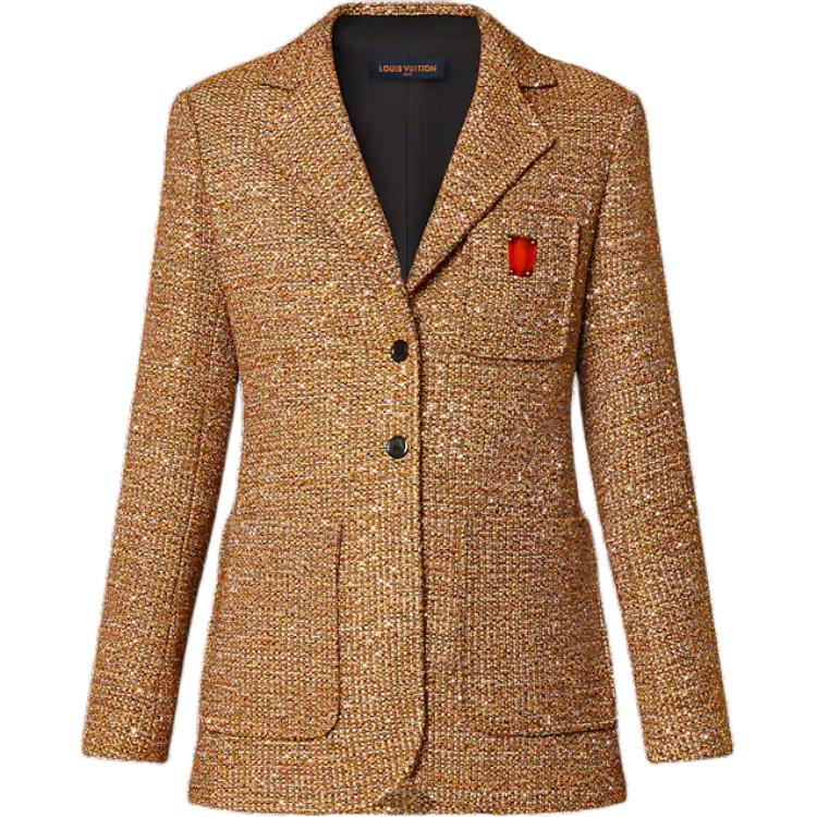 LOUIS VUITTON Business Suit Coat Women's Orange