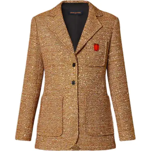 LOUIS VUITTON Business Suit Coat Women's Orange