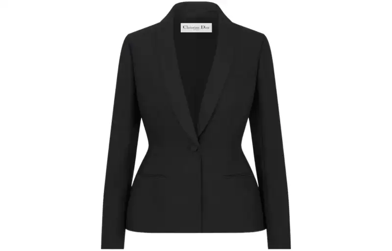 DIOR SS24 Business Suit Coat Women's Black
