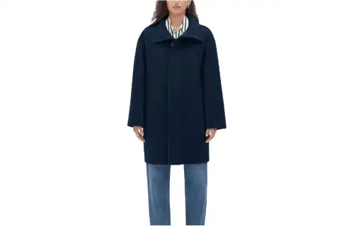 Bottega Veneta Velvet Jackets Women's Marine Blue Moderate
