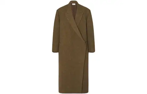 THE ROW Coats Women's Brown Moderate Straight Fit