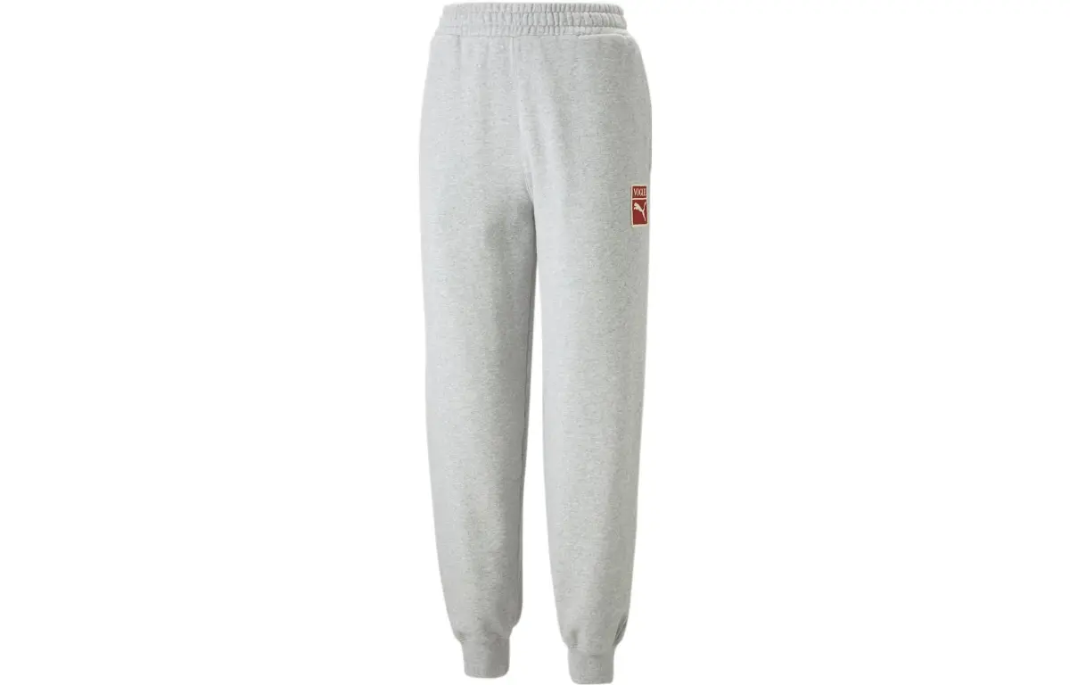 PUMA X VOGUE Puma X VOGUE Knitted Sweatpants Women's Gray Moderate Cuffed Pants