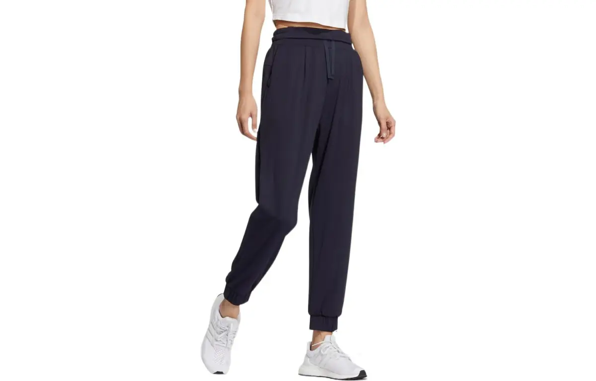 Adidas Knitted Sweatpants Women's Legend Ink Moderate Cuffed Pants