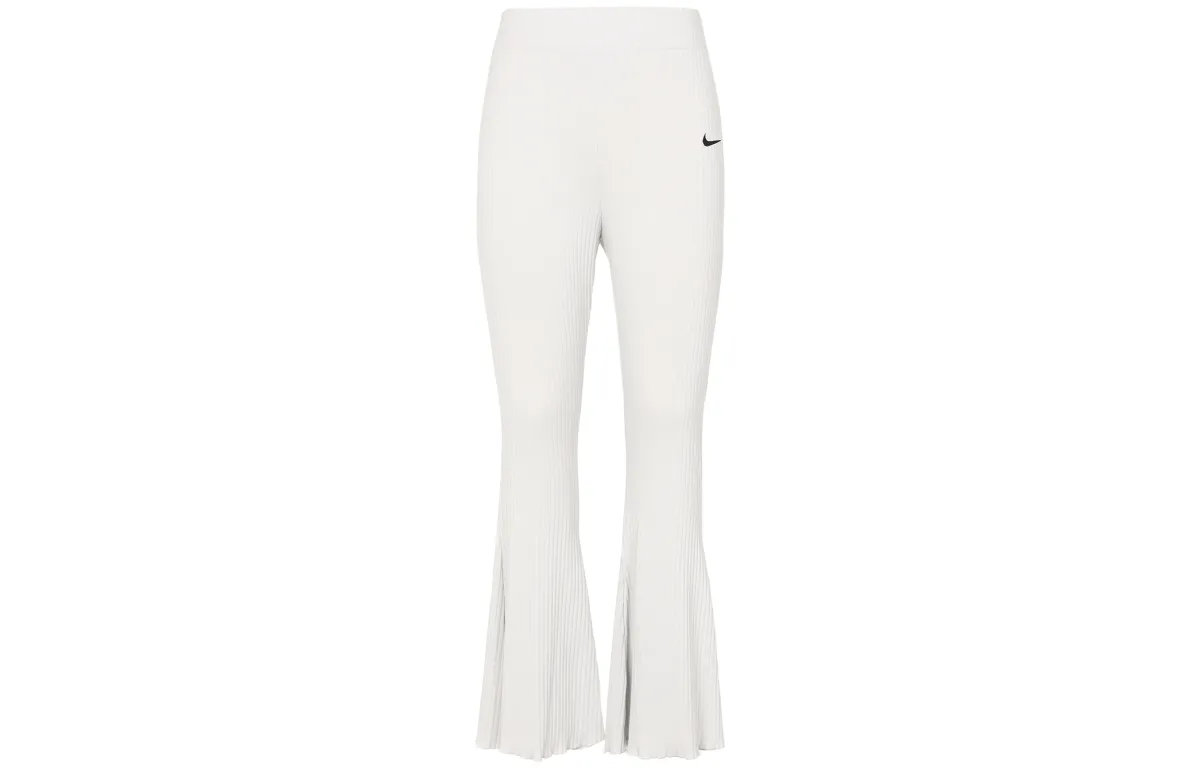 Nike Sportswear Women'ss High Waist Ribbed Jersey Pants Asia Sizing Photo Dust