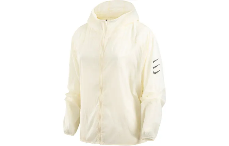 Nike Sun Protection Clothing Women's Coconut Milk Hooded Thin