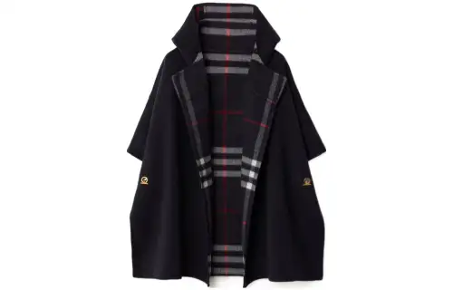 Burberry Cloaks Women's Marine Blue Moderate
