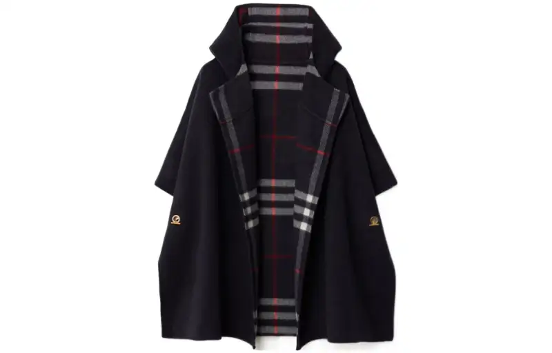 Burberry Cloaks Women's Marine Blue Moderate