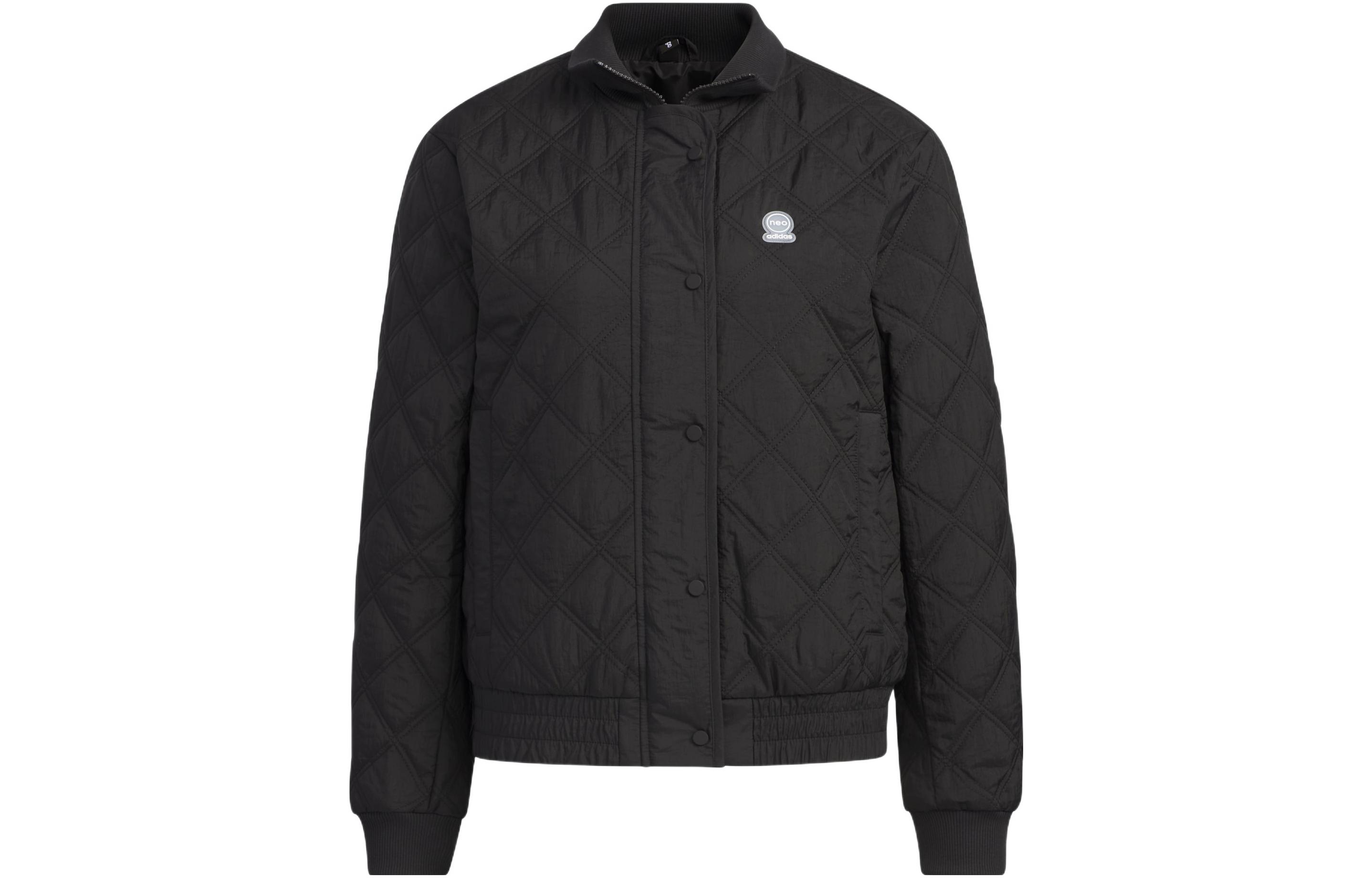 Женская куртка adidas Сеганая (черная)