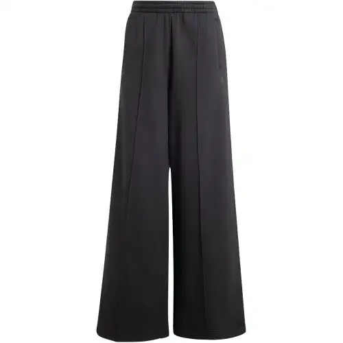Adidas Originals Premium Essentials Pintuck Wide Leg Joggers Casual Pants Women's Black