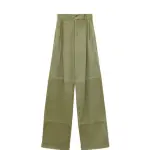Loewe suede-panelled culottes