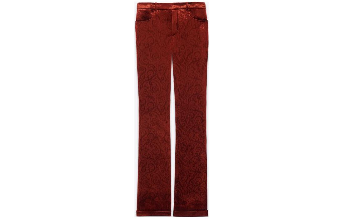 SAINT LAURENT Flared Velvet Trousers