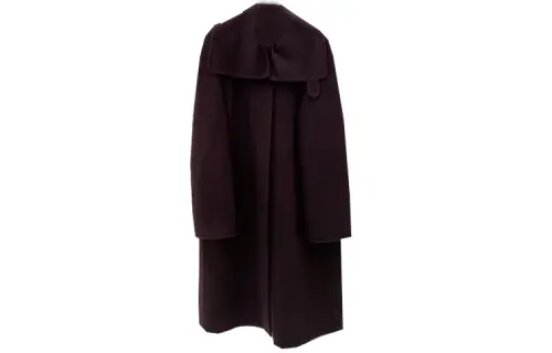 HERMES FW23 Coat Women's Dark Burgundy
