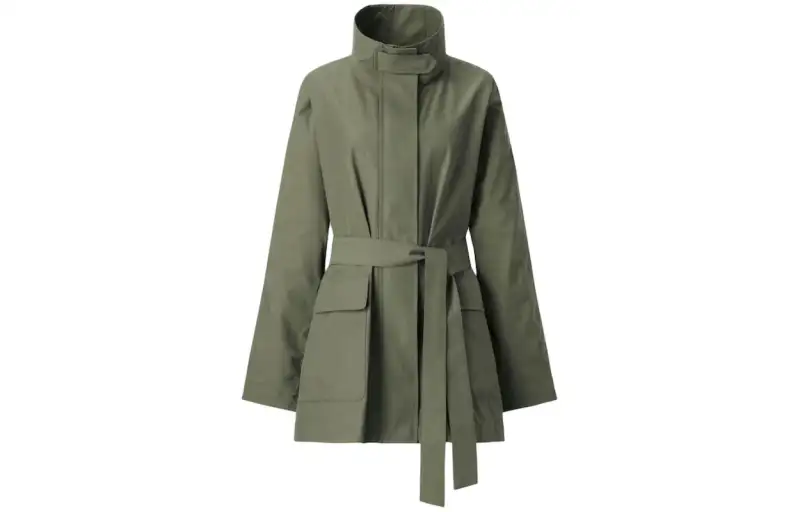 UNIQLO SS24 Trench Coat Women's Olive