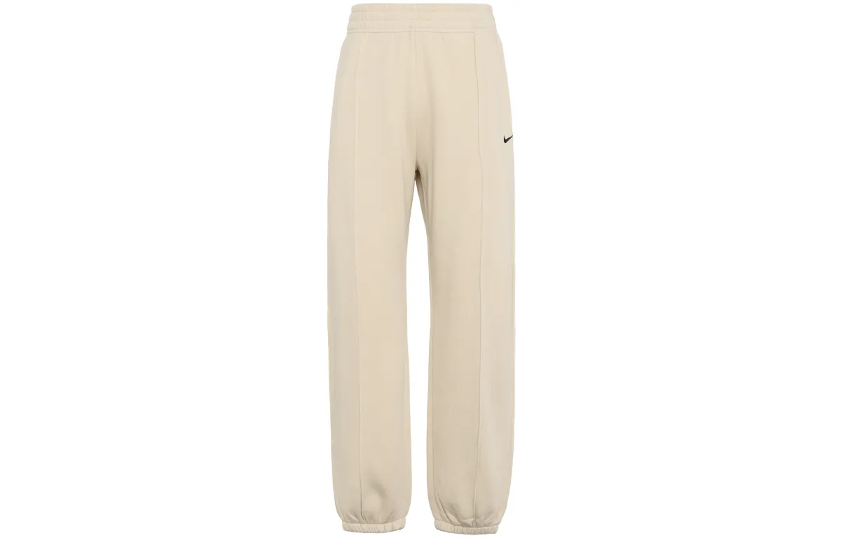 Nike Knitted Sweatpants Women's Oat Moderate Cuffed Pants