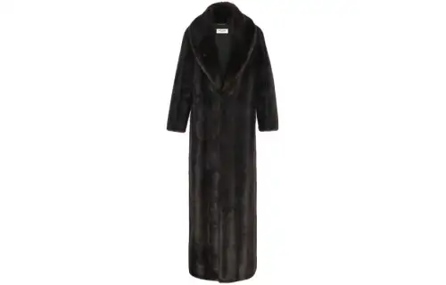 SAINT LAURENT Coat Women's Brown