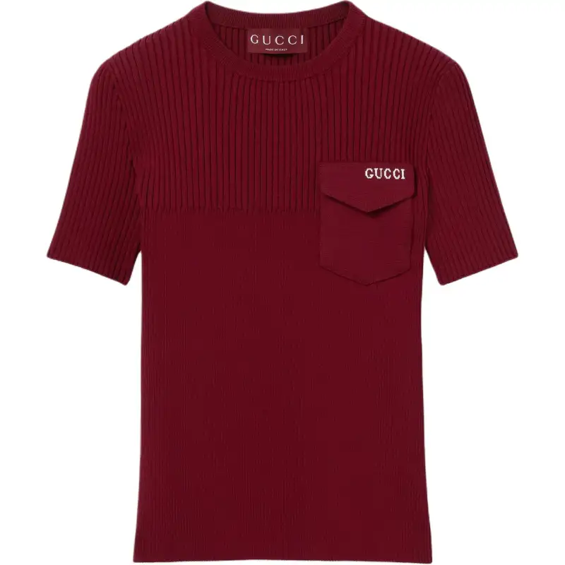 GUCCI Intarsia Rib Top