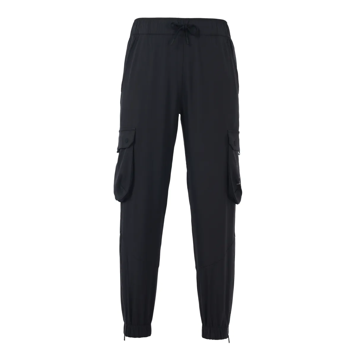 Jordan Knitted Sweatpants Women's Black Moderate Cuffed Pants