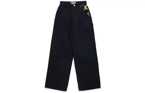 A BATHING APE Casual Pants Women's Moderate Straight Fit Pants