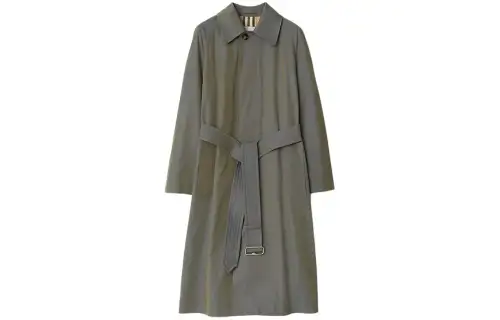 Burberry long cotton car coat