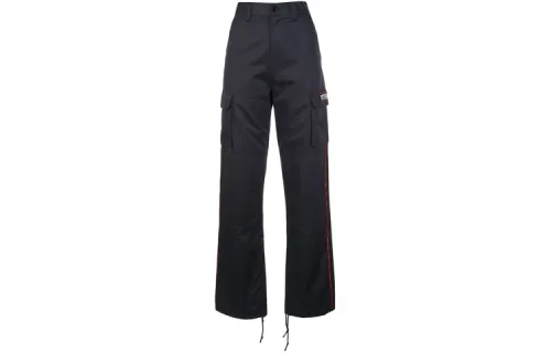 Vetements Casual Pants Women's Dark Blue Moderate Straight Fit Pants