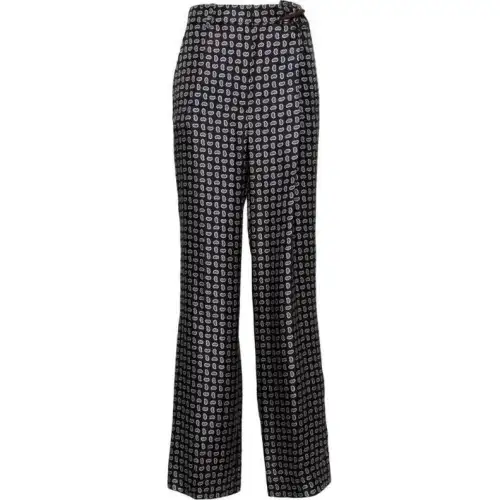 Prada high-waist twill pants