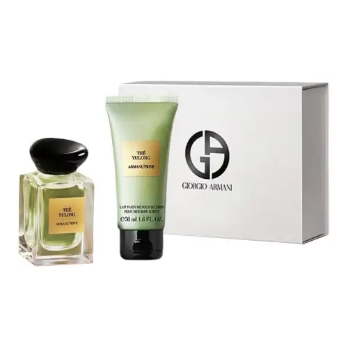 Armani, perfume, body cream, set, dragon-shaped decoration, mountain oolong tea for professional use with green tea for friend, sample, tea flavour, 7.5 ml, 50 ml, Birthday gift, gift for girl