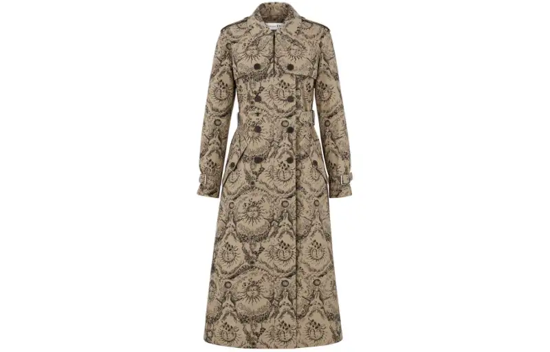 DIOR SS24 Trench Coat Women's Beige