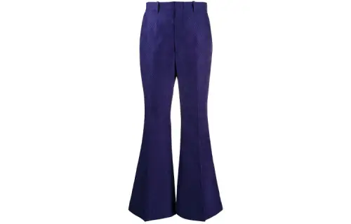 GUCCI Casual Pants Women's Purple Moderate Straight Fit Pants