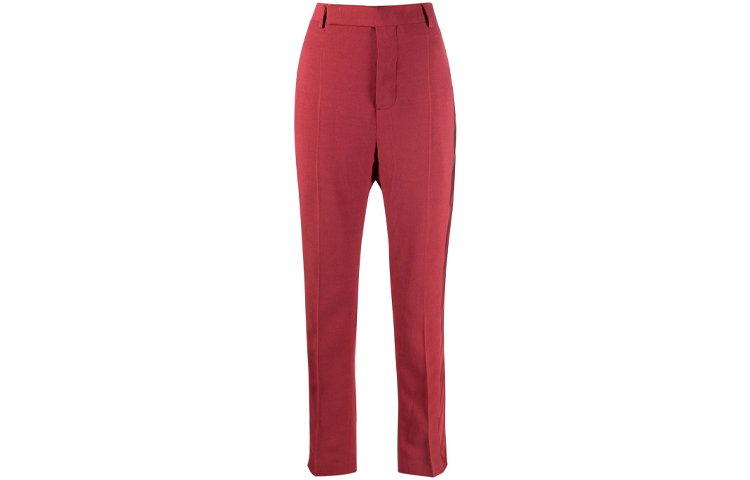 Rick Owens satin trim trousers