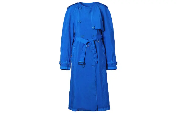 Burberry Trench Coat Women's Blue