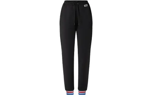 LOUIS VUITTON Knitted Sweatpants Women's Black
