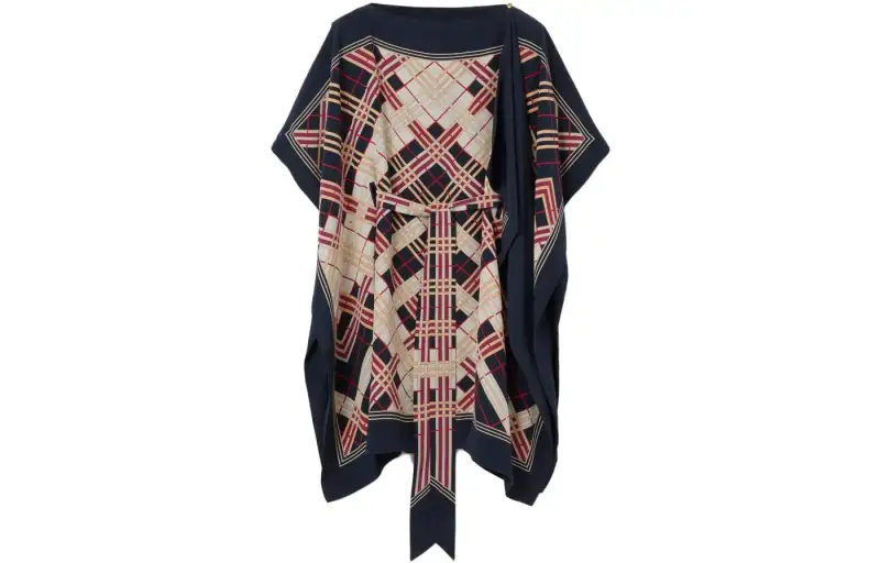 Burberry Cloaks Women's Navy Moderate