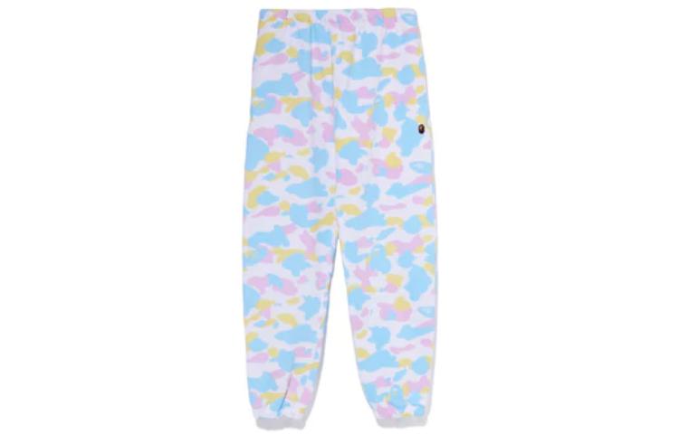 Bape Women'ss New Multi Camo Oversized Sweatpants White