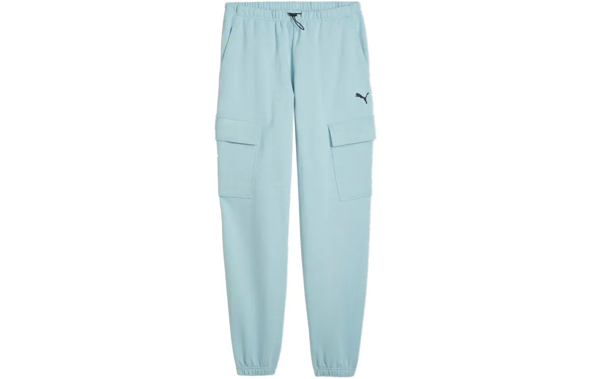 PUMA DARE To RELAXED CARGO SWEATPANTS Casual Pants Women's Tropical Lake Blue