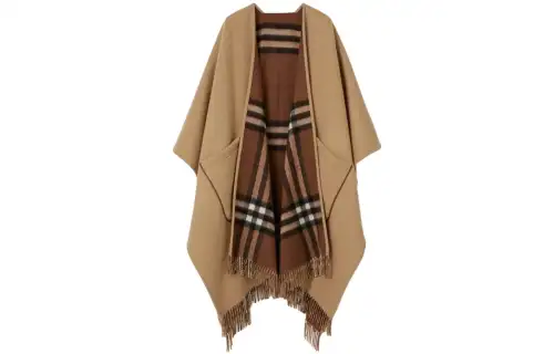 Burberry Cloaks Women's Beige Moderate