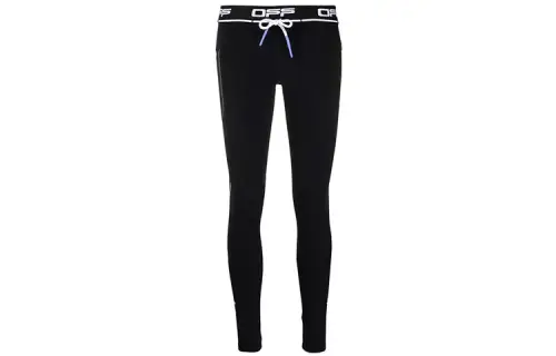 OFF WHITE Active Logo Leggings Black/White