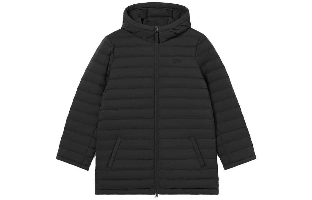 LACOSTE Puffer Jackets Women's Black Hooded Moderate Other