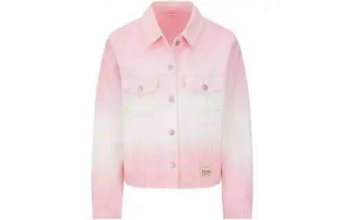 EVISU Denim Jacket Women's Light Pink