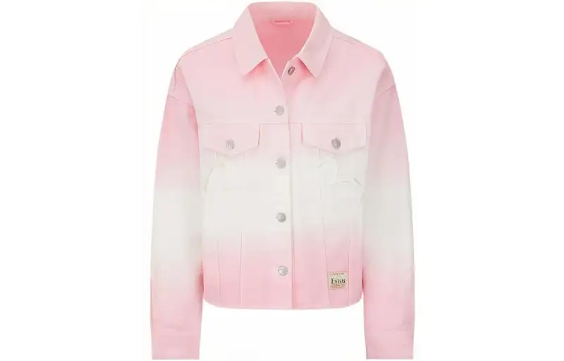 EVISU Denim Jacket Women's Light Pink